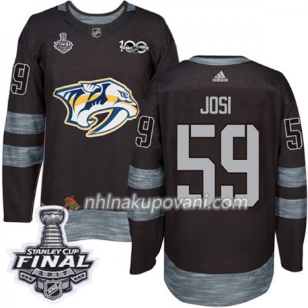 Nashville Predators Dresy Roman Josi 59 1917-2017 100th Anniversary Adidas Černá 2017 Stanley Cup Final Authentic - Pánské Nashville Predators Dresy Roman Josi 59 1917-2017 100th Anniversary Adidas Černá 2017 Stanley Cup Final Authentic - Pánské